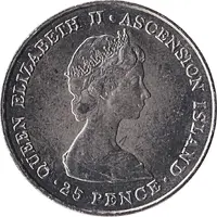 25 Pence - Elizabeth II Royal Wedding