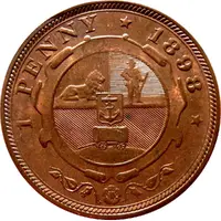 1 Penny Zuid Afrikaansche Republiek