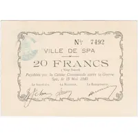 20 Francs Spa