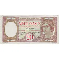 20 Francs Papeete