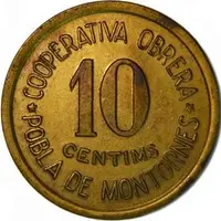 10 Centimos - Cooperativa Obrera
