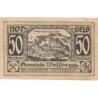 50 Heller Wolfsegg