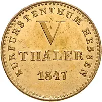 5 Thalers - William II and Frederick William