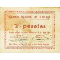 2 Pesetas Boltaña