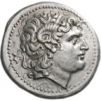Tetradrachm In the name of Lysimachus; Lysimacheia