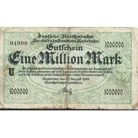 1 000 000 Mark Reichsbahndirektion