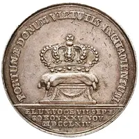 Medal koronacyjny - Stanisław August Poniatowski Warszawa mint