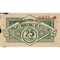 25 Céntimos Dolores