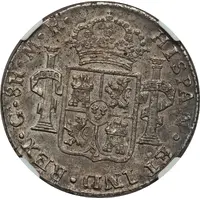 8 Reales - Fernando VII Guadalajara - Royalist coinage