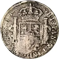 8 Reales Chilpanzingo - Insurgent countermarked coinage