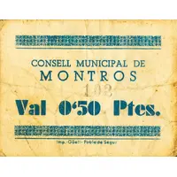 0.50 Pesetas Mont-ros