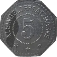 5 Pfennig - Elbingerode Ver. Harzer Portlandcement u. Kalkind.