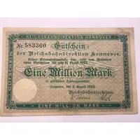 1 000 000 Mark Reichsbahndirektion