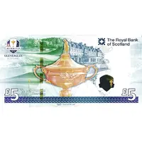 5 Pounds Royal Bank of Scotland - 2014 Ryder Cup, Gleneagles