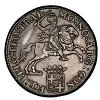 Ducaton 'Silver Rider' Piedfort of 3/2 weight