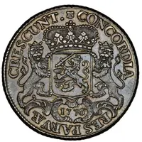 Ducaton 'Silver Rider' Piedfort of 3/2 weight