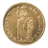 1/4 Gulden gold, 1.5 ducats weight