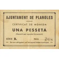 1 Peseta Planoles