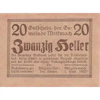 20 Heller Mettmach