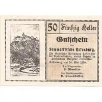 50 Heller Rosenburg