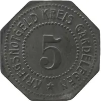 5 Pfennig - Gardelegen
