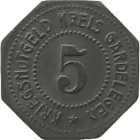 5 Pfennig - Gardelegen
