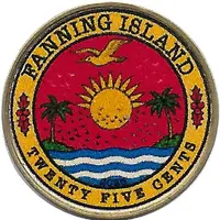 Fantasy - 25 Cents Fanning island - cow