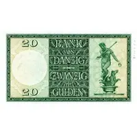 20 Gulden Bank Von Danzig