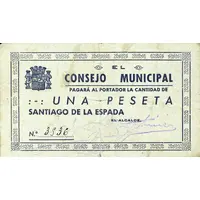1 Peseta Santiago de la Espada