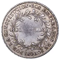 1 Sol - Antonio José de Sucre First Constitution - Monetary Medal