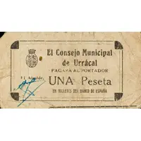 1 Peseta Urrácal