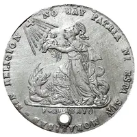 2 Soles - Manuel Isidoro Belzú To the birthday of President Belzu - Monetary Medal Default Category Medals Americas Bolivia