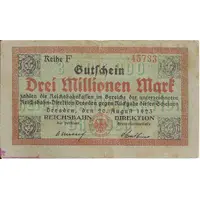 3 000 000 Mark Reichsbahndirektion