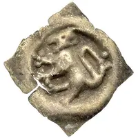 Pfennig 'Vierzipfliger Löwenpfennig'