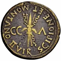 Sestertius - Augustus SCIPIONE ET MONTANO C C A II VIR