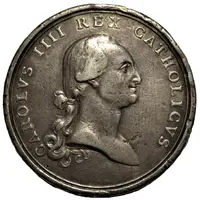 8 Reales - Carlos IV proclamation medal, Madrid