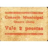 2 Pesetas Génave