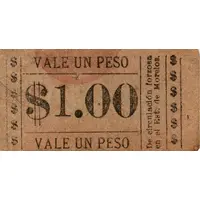 1 Peso ESTADO DE MORELOS