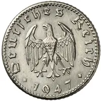 50 Reichspfennig Allied Occupation - Pattern