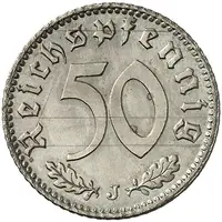 50 Reichspfennig Allied Occupation - Pattern