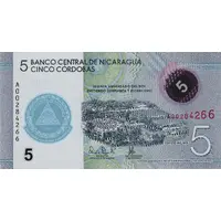 5 Córdobas Central Bank of Nicaragua