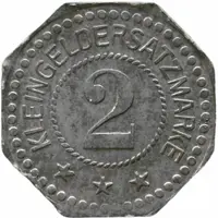 2 Pfennig - Mönchengladbach Gebrüder Meer