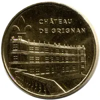 Monnaie de Paris Tourist Token - Château de Grignan Vue de la terrasse