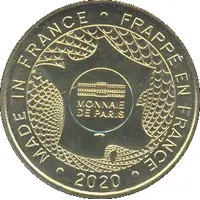 Monnaie de Paris Tourist Token - Château de Grignan Vue de la terrasse