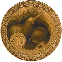 10 Dollars - Charles III 1st Portrait - Kiwi