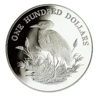 100 Dollars - Elizabeth II Cattle Egret