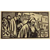 50 Pfennig Fritz Merbach, Schafhof