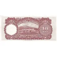 10 Quetzales Banco Central de Guatemala, 1st. print