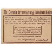 10 Heller Niedertalheim