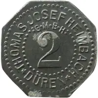 2 Pfennigs - Düren Thomas Josef Heimbach G.M.B.H.
